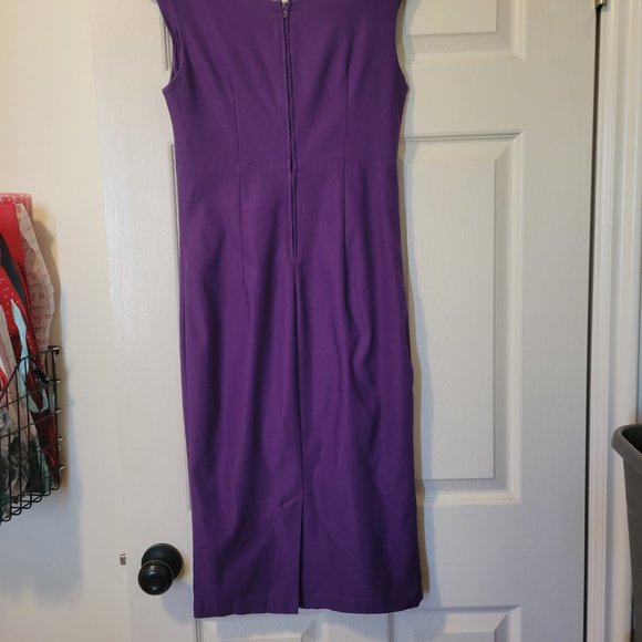 Rock Steady Purple diva wiggle  dress - Picture 2 of 2